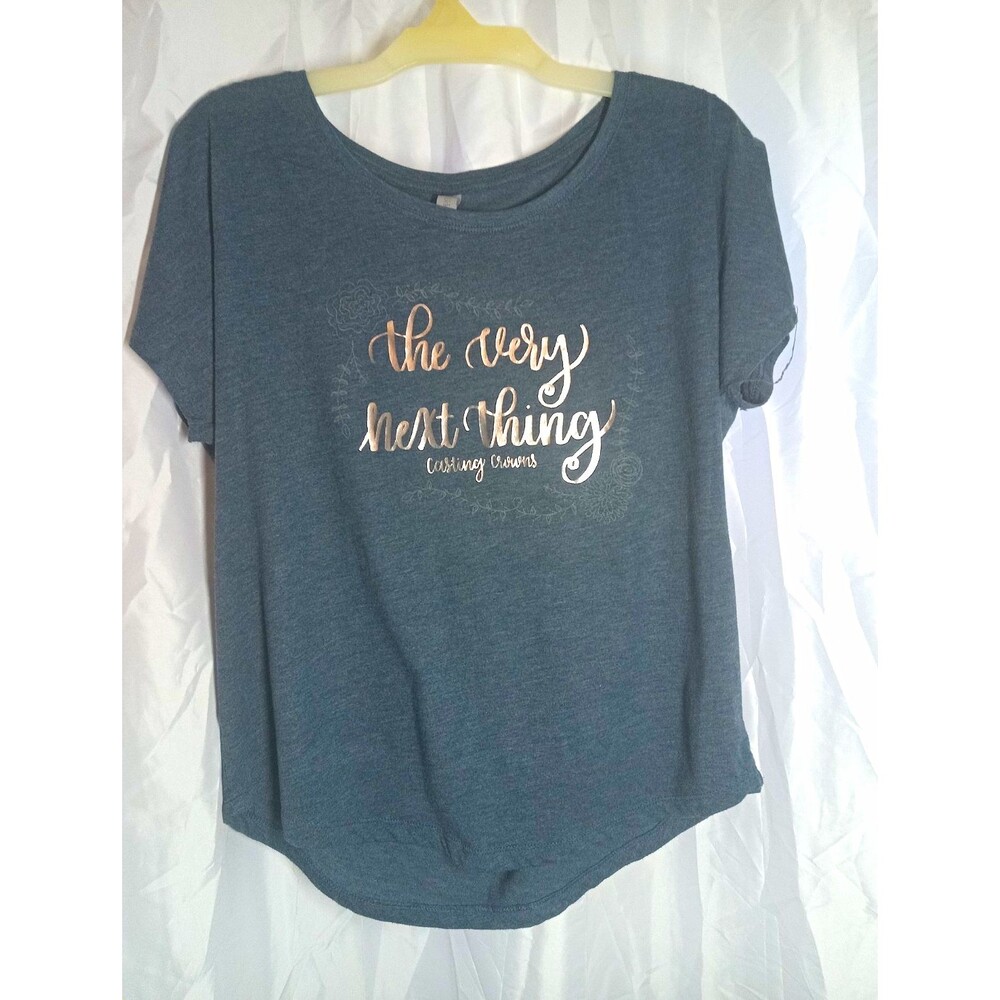 Casting Crowns "The Very Next Thing" Graphic Tee – Heather Grey/Blue Size L